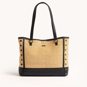 Hammitt ANDERSEN REVIVAL 
Chaparral Raffia/Gunmetal NEW